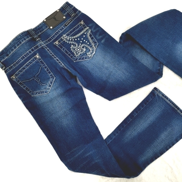 NWT Trinity Ranch Women's 5 Blue Boot Cut Jeans - Picture 14 of 16